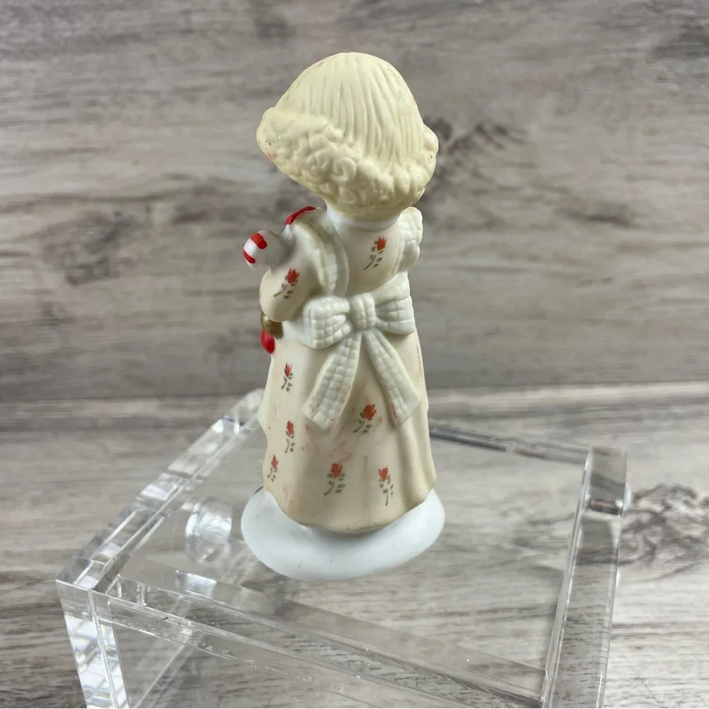 Vintage Enesco Night Before Christmas Girl E-2341 Porcelain